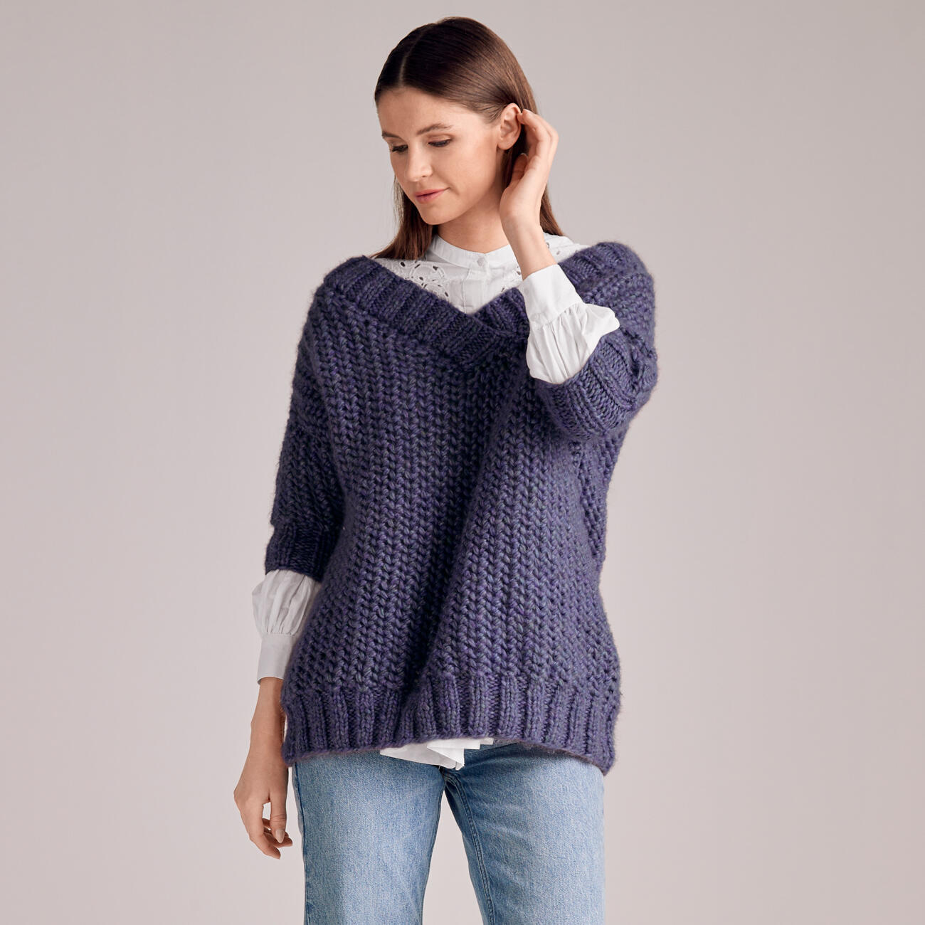 Anleitung Oversize Pullover F Dig Aus Frigga Von Junghans