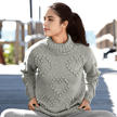 Anleitung 437/9, Rollkragenpullover aus Linie 448 Alpacas von ONline