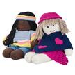 Anleitung 349/2, Gehäkelte Puppen Lilly & Polly aus Poco und Bekleidung aus Poco und Merino-Cotton von Junghans-Wolle