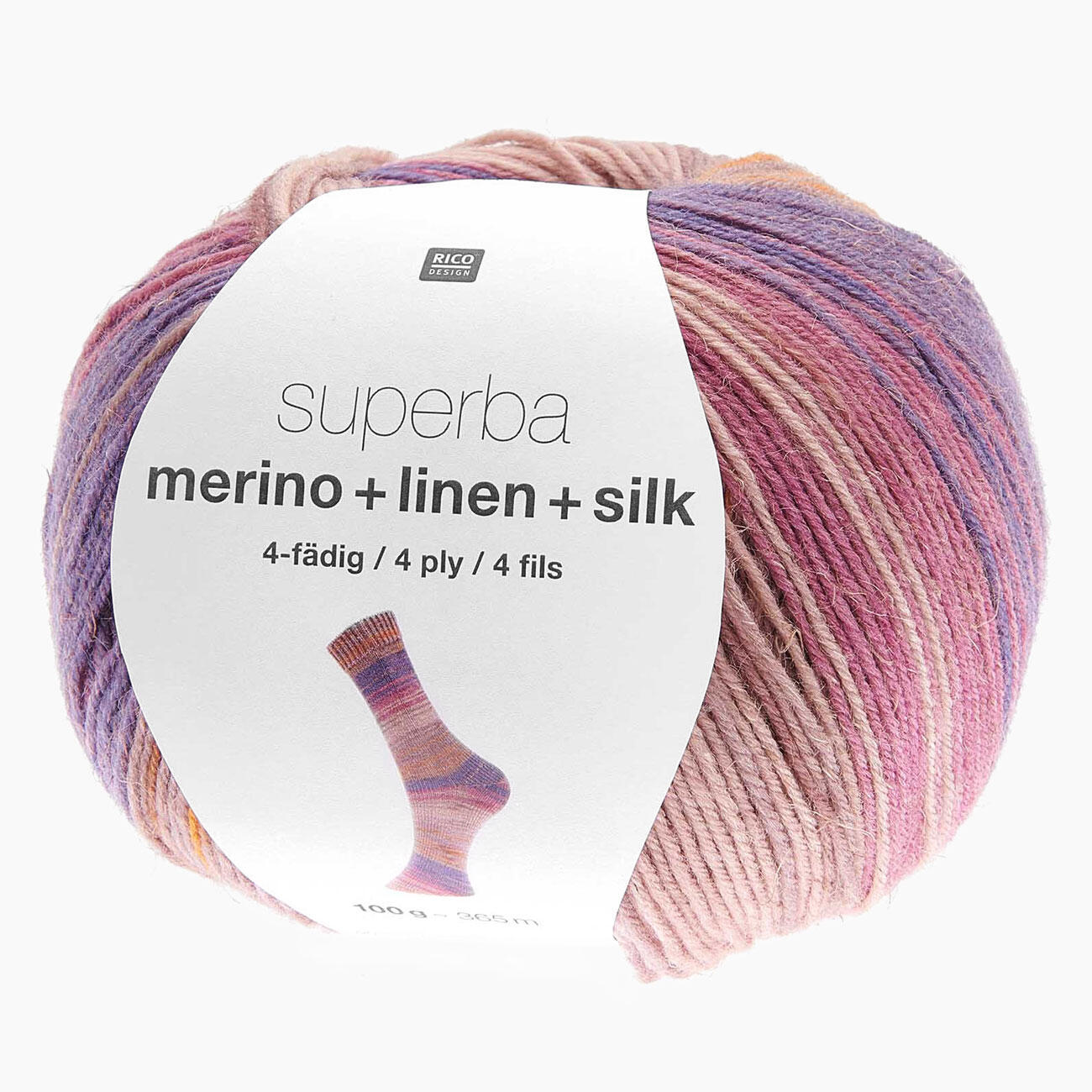 Sockenwolle Superba Merino Linen Silk Von Rico Design 6 Versch Farben Sockenwolle Superba Merino Linen Silk Von Rico Design 6 Versch Farben