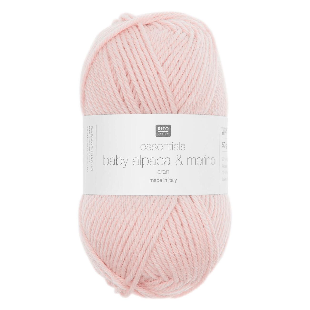 Alpaka Strickgarn Rico Design Baby Alpaca & Merino Wolle - Weiche