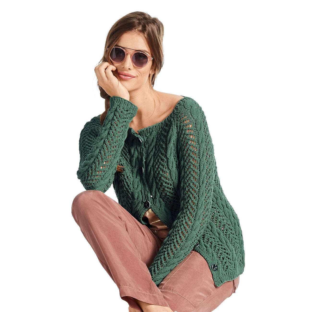 Anleitung 0010, Jacke aus Ribolli von Junghans Wolle Anleitung 0010, Jacke aus Ribolli von Junghans Wolle