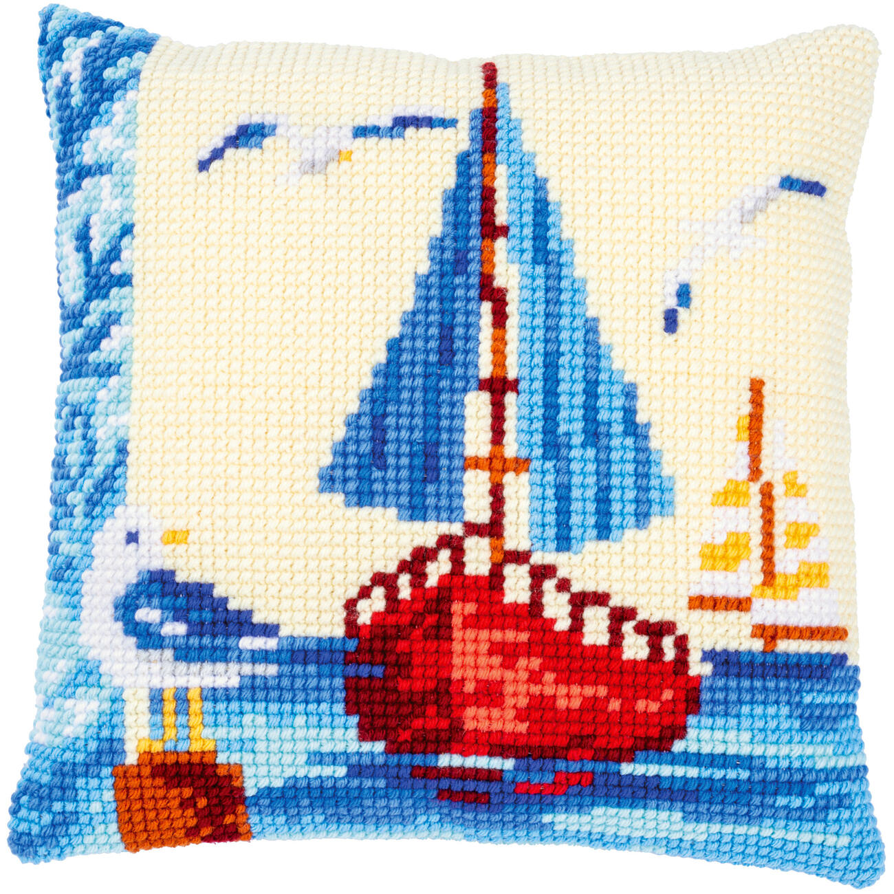 RTO Kreuzstichkissen 'Stalklet' – 40x40 Cm – Komplettes Set Mit Stoff, Garn, Nadel & Anleitung