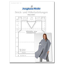 Anleitungsheft WoolDesign Winter 2020, mit gestricktem Oberteil auf dem Cover.