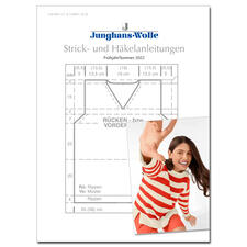 Anleitungsheft für Strick- und Häkelprojekte Frühjahr/Sommer 2022.