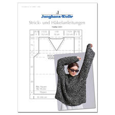 Anleitungsheft WoolDesign Herbst 2024 mit Strickanleitungen.