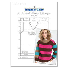 Anleitungsheft WoolDesign mit Strick- und Häkelanleitungen für Winter 2025.