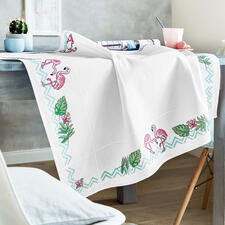 Aida-Tischdecke - Flamingos
