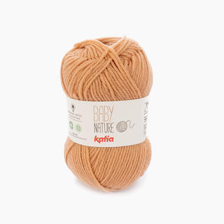 Baby Nature von Katia, Garnknäuel in zartem Apricot