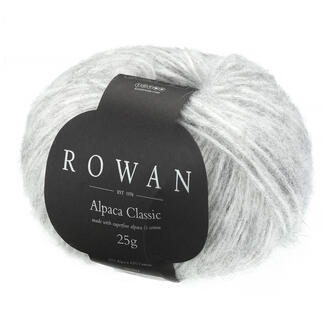 Garnknäuel Alpaca Classic von Rowan, weich und hochwertig.