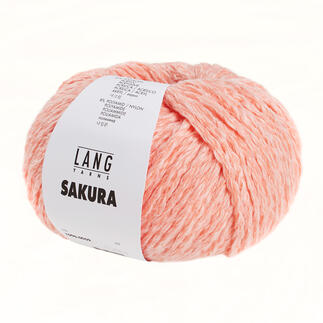 Sakura von LANG Yarns, Wolle in sanftem Orange