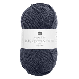 Wolle Essentials Baby Alpaca & Merino aran in dunkelgrau