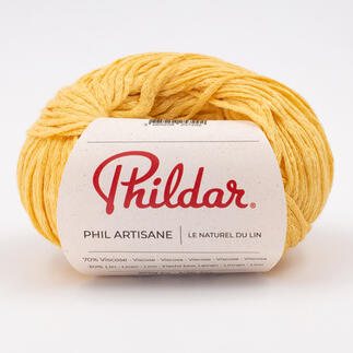 Phil Artisane Garn in gelber Farbe