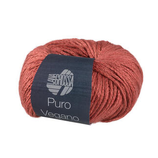 Puro Vegano Garn von Lana Grossa, Farbe: Rostrot