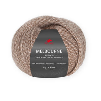 Melbourne von Pro Lana, weiche Wolle in Braun.