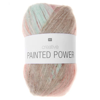 Flauschige Wolle in Pastellfarben Creative Painted Power von Rico Design