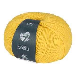 Sottile von Lana Grossa, gelbe Wolle, 50g, ca. 360m
