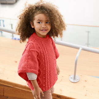 Anleitung 426/0, Kinder-Poncho aus Phil Ecolaine von phildar 
