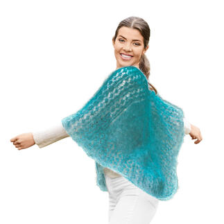 Anleitung 090/1, Poncho aus Lace von Woolly Hugs 