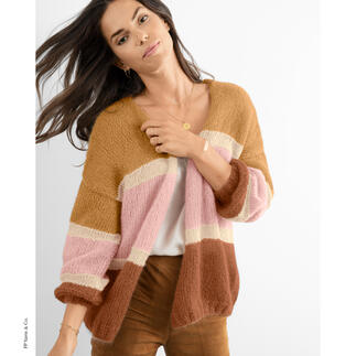 Anleitung 248/1, Jacke aus Phil Mohair Soie Lurex von phildar 