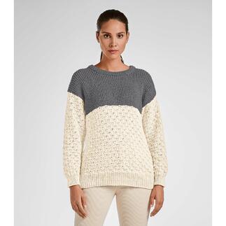 Anleitung 423/2, Pullover aus Merino-Cotton von Junghans-Wolle 