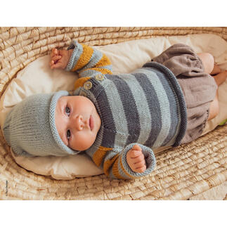 Anleitung 502/4, Babypullover aus Baby Dream dk Uni von Rico Design 