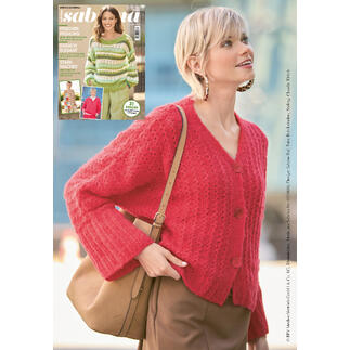 Anleitung für eine Jacke aus Arequipa in intensivem Rot.