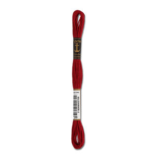 Anchor-Sticktwist Rot/Braun, Farb-Nr. 20, dunkles rotes Garn