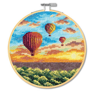 Stickbild - Heißluftballons 