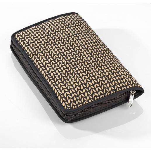 Multifunktionale Nadeltasche mit stilvollem Muster, zugeknöpft