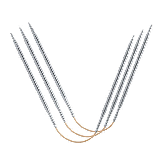 addi CraSy Trio Long, Metall mit drei Nadeln