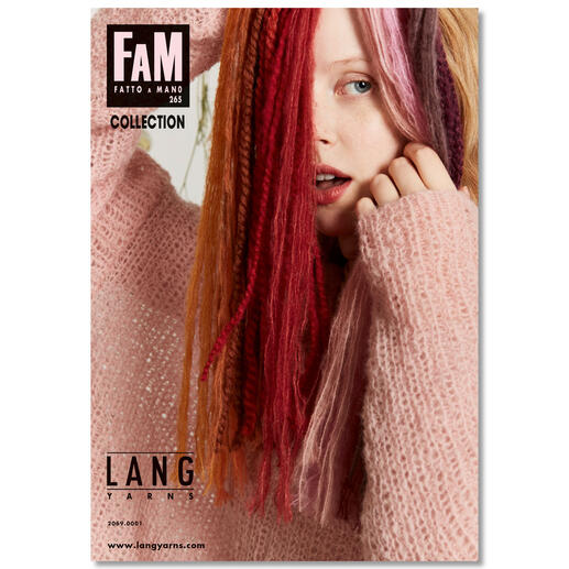 Heft Fatto a Mano 265 mit einer Frau in einem pastellfarbenen Pullover