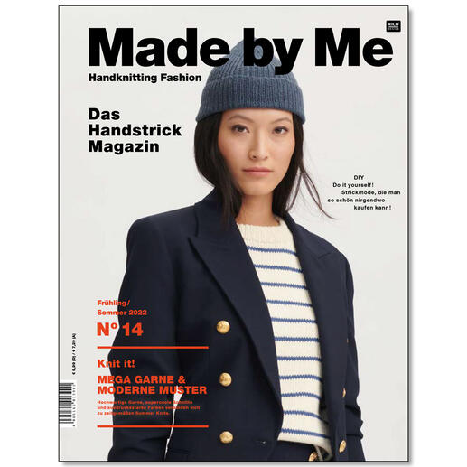 Cover des Hefts 'Mady by Me Nr. 14' mit einer Frau in schwarzer Mütze und blauer Jacke.