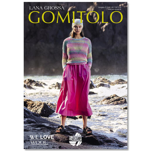 Magazin 'Gomitolo Nr. 9' von Lana Grossa mit Modeideen.