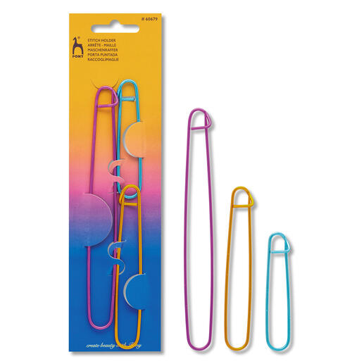 PONY Maschenraffer Set mit verschiedenen bunten Maschenhaltern