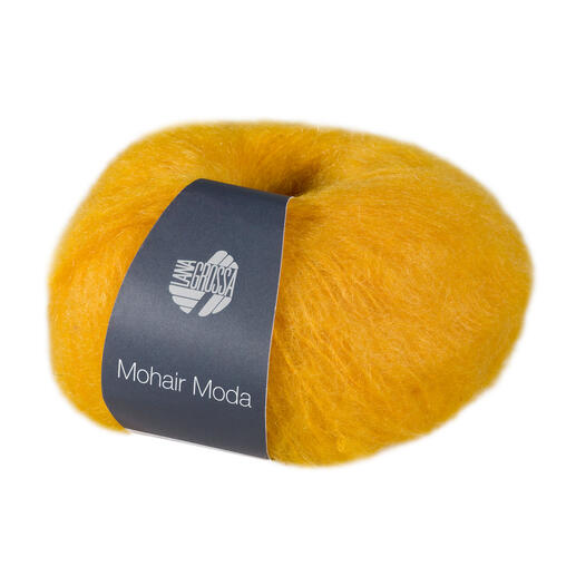 Mohair Moda von Lana Grossa in Gelb