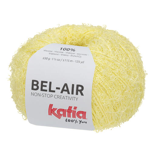 Garnkugel 'Bel-Air' von Katia in leuchtendem Zitronengelb