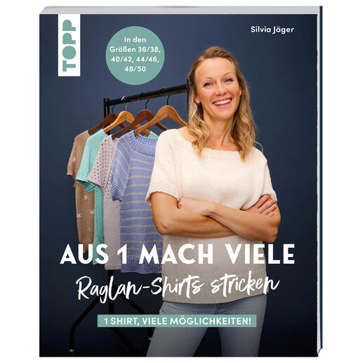 Buch - Aus 1 mach viele. Raglan-Shirts stricken 