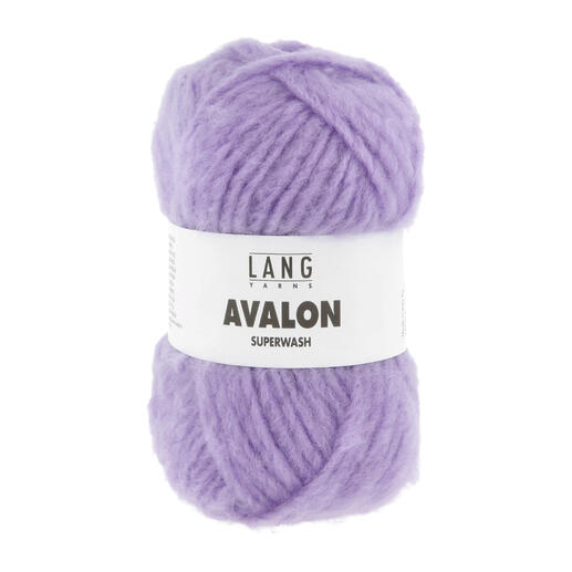 Garnknäuel Avalon in Lila von LANG Yarns.