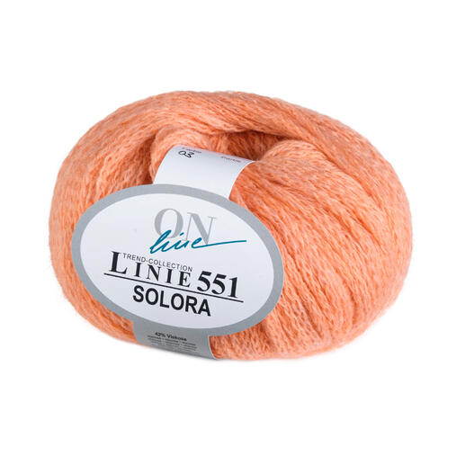 Garnrolle von ONline L. 551 Solora in Orange.