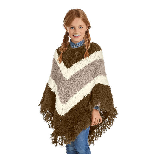 Anleitung poncho dicke wolle Poncho selber