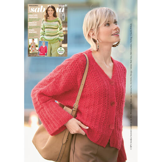 Anleitung 110/6: Jacke aus Arequipa, rot