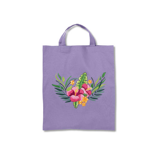 Baumwolltaschen - Tropical Flower Urban Jungle – Dschungelfeeling für Ihr Zuhause 