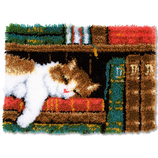 Kleiner Teppich - Schlafende Katze 