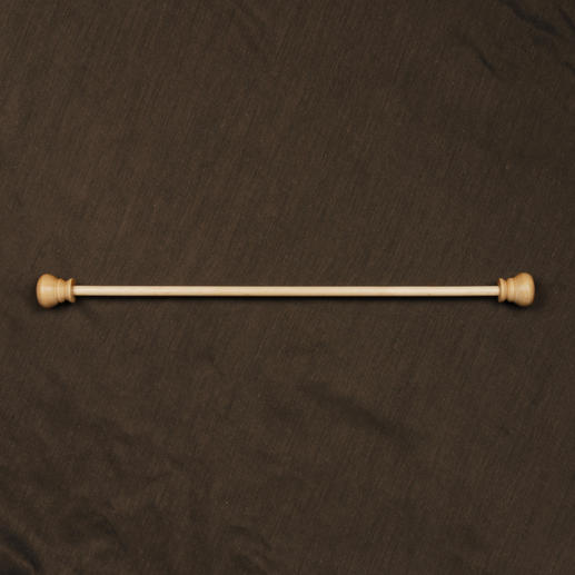Holz-Zierstange, Länge 41 cm, geeignet für Vorhänge