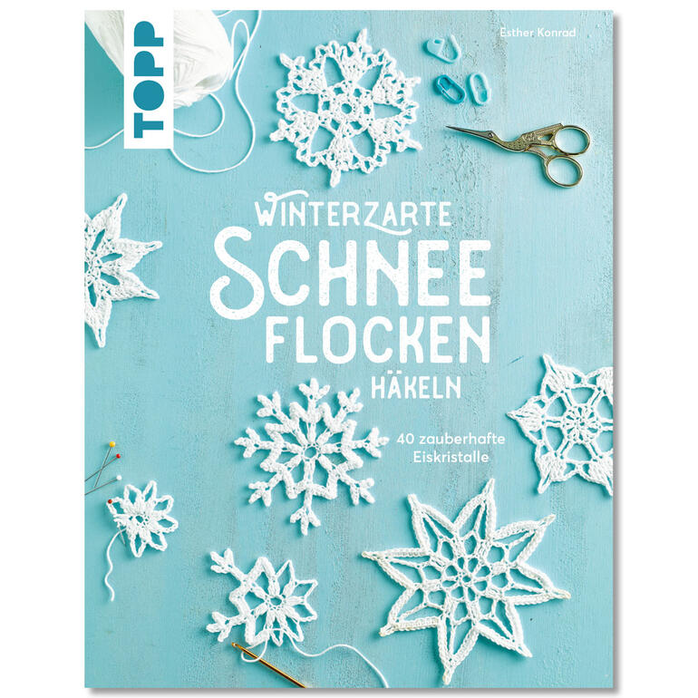 Buch - Winterzarte Schneeflocken häkeln 