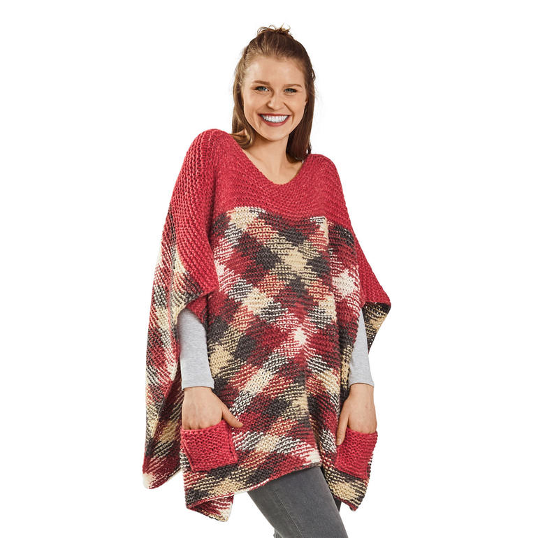 Anleitung 307/9, Poncho aus Plan und Sheep von Woolly Hugs 