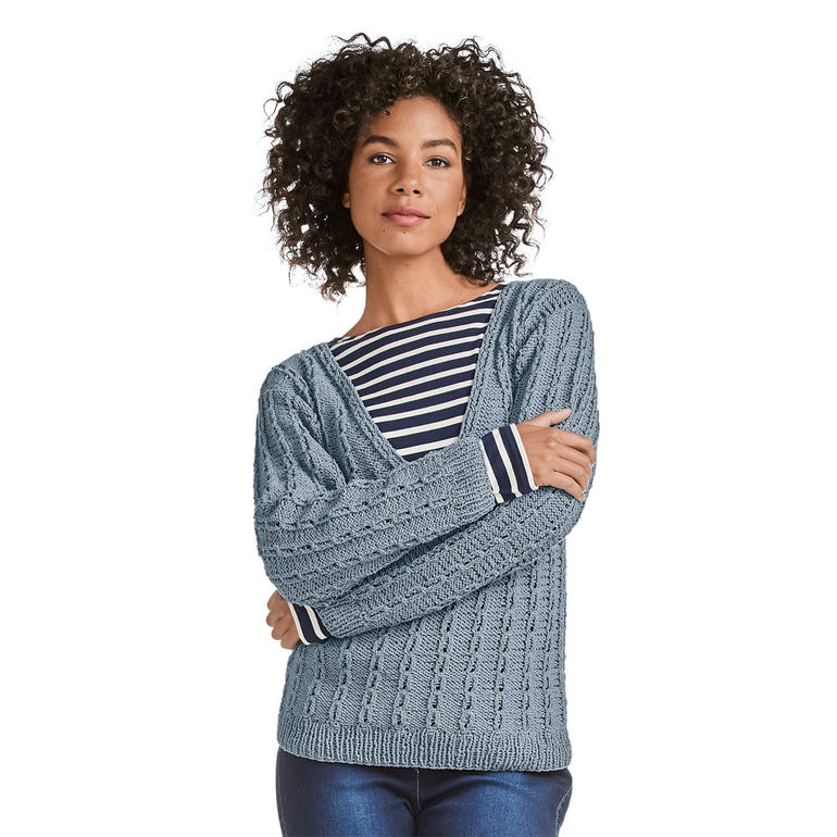 Anleitung 103/0, Pullover aus Ribolli von Junghans-Wolle 