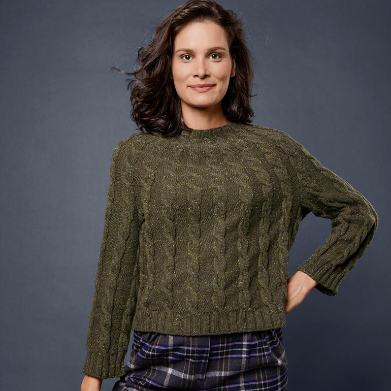 Anleitung 231/1, Pullover aus Como Tweed von Lamana 