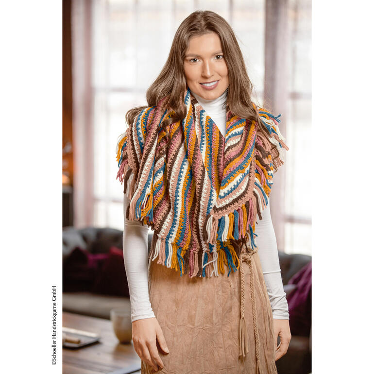 Anleitung 407/1, Dreiecktuch aus Camel & Wool von Austermann® 